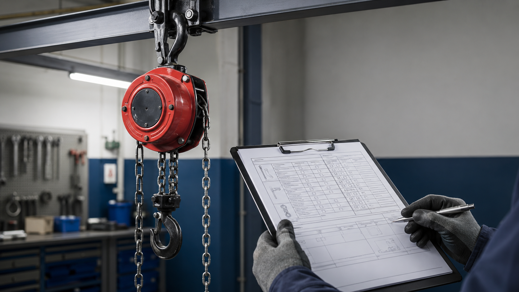 Chainfall Inspection checklist Word, Excel and PDF